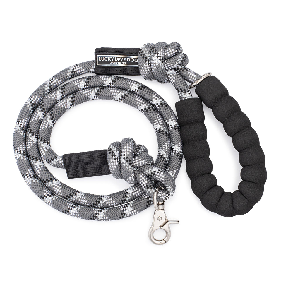 Pewter Austin Rope Leash