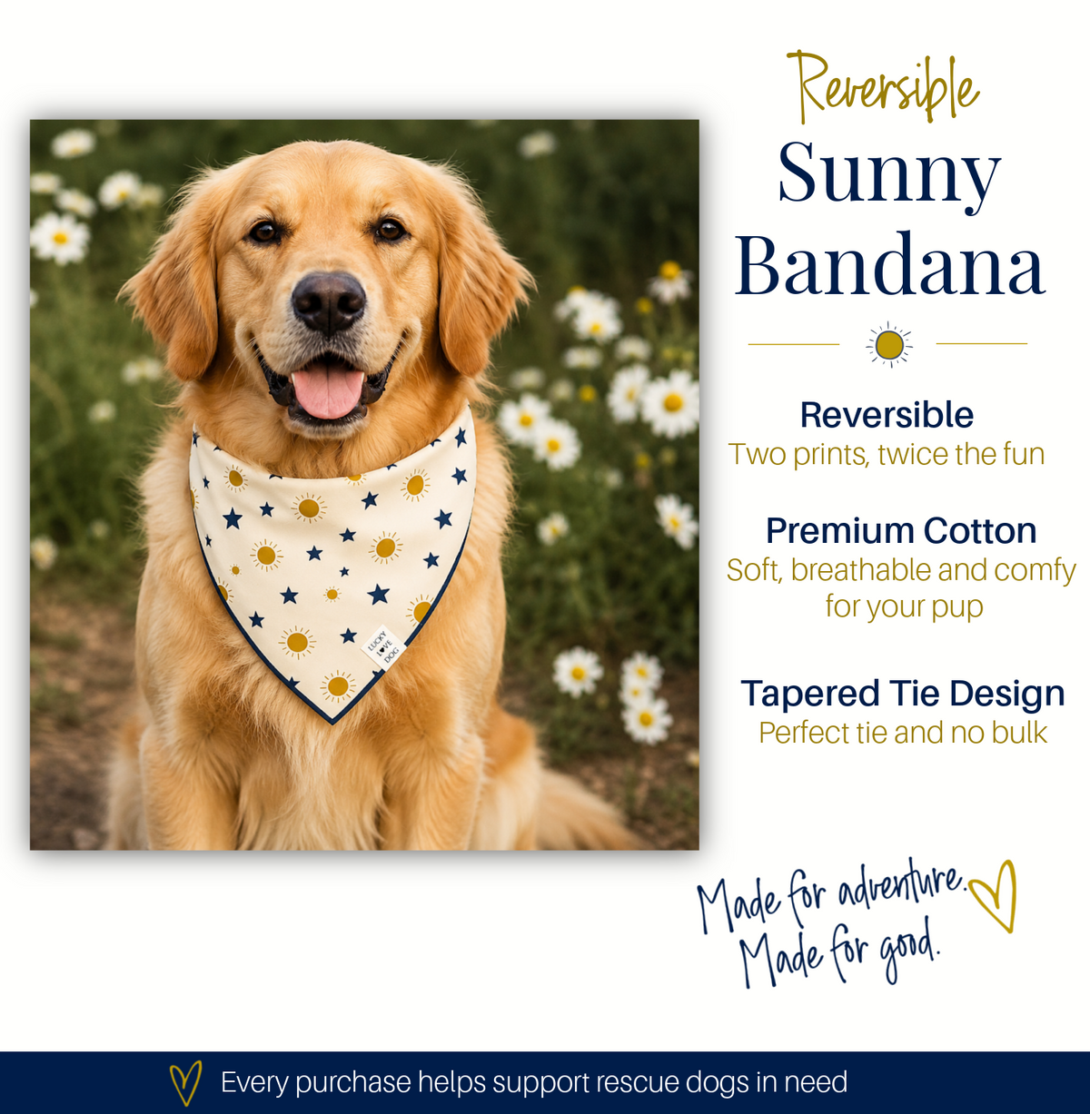 Benefits of Sunny dog bandana